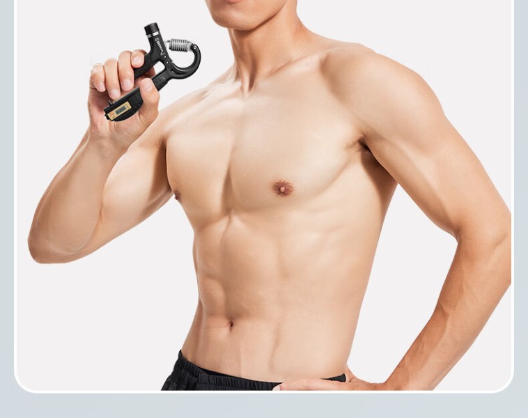 李宁（LI-NING）计数握力器【升级五位计数60kg可调节】男女士康复训练健身器材